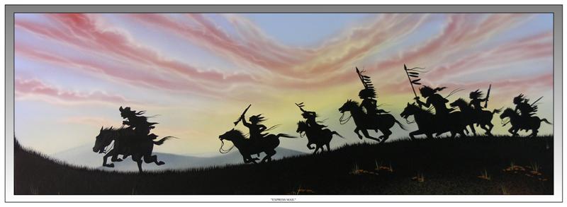 Plans for the Pony Express were spurred by the threat of the Civil War and the need for faster communication with the West. The Pony Express consisted of relays of men riding horses carrying saddlebags of mail across a 2000-mile trail.